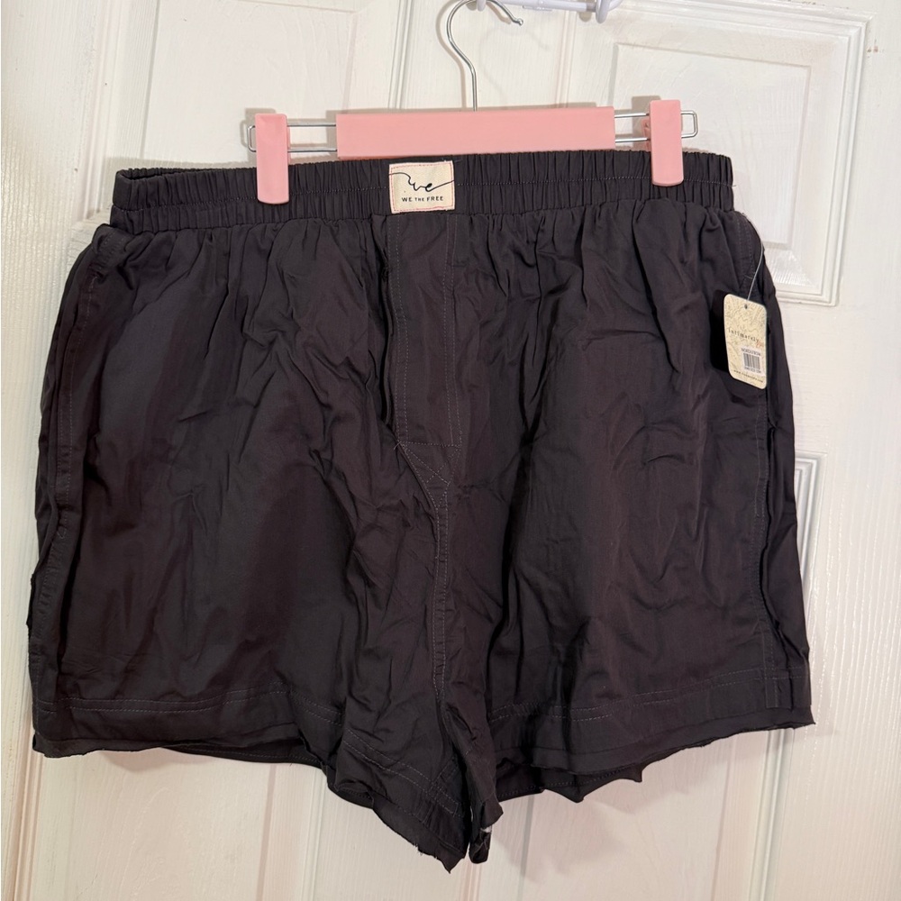 Free People Black Shorts